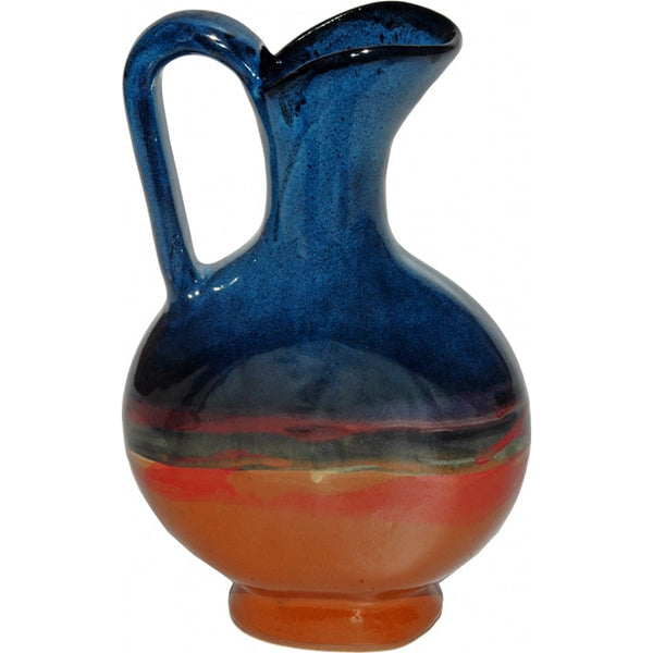 A Non-Pattern Glazed Flat Pitcher