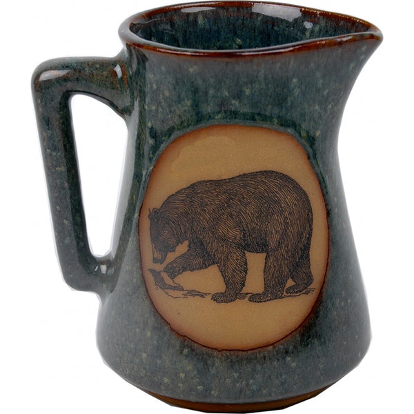 Fishing Bear Coffee Pitcher