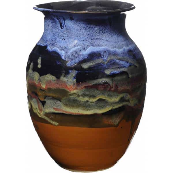 A Non-Pattern Glazed Wide Neck Vase