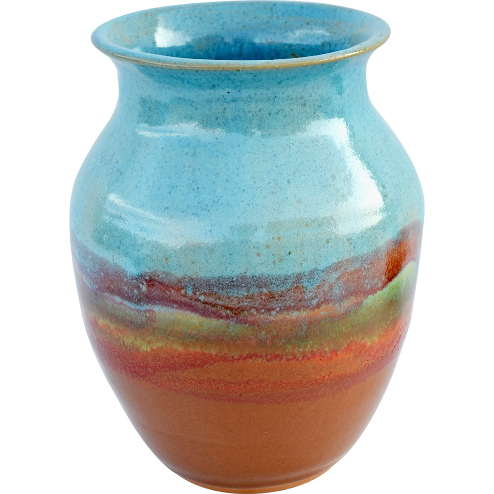 A Non-Pattern Glazed Wide Neck Vase