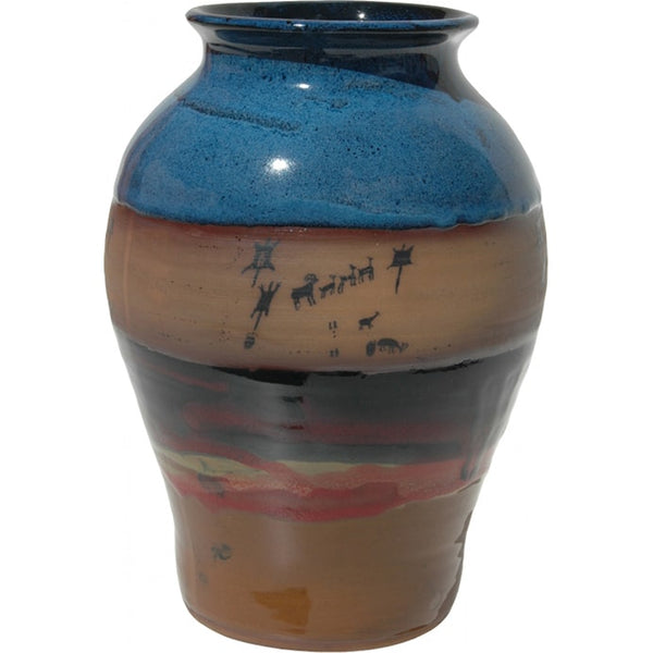 Petroglyph Medium Neck Vase