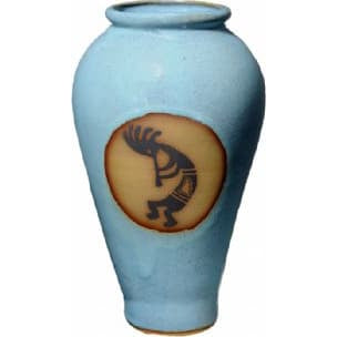 Kokopelli Slender Vase