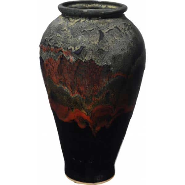 A Non-Pattern Glazed Slender Vase