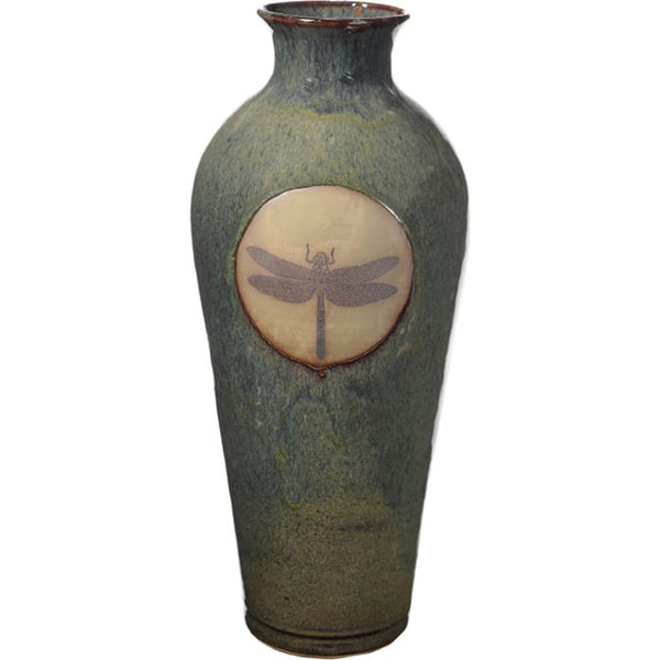 Dragonfly Tall Vase