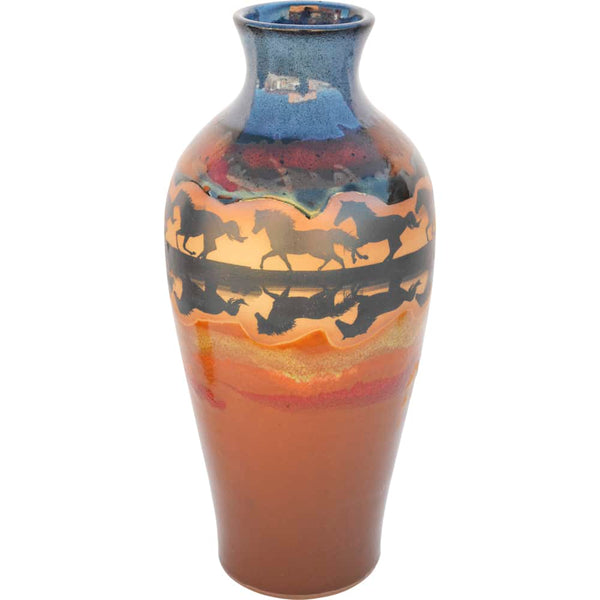 Horse Reflection Tall Vase