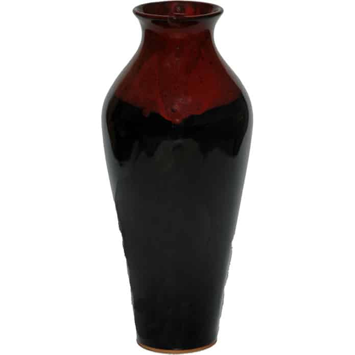 A Non-Pattern Glazed Tall Vase