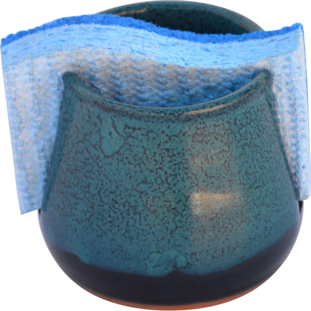 A Non-Pattern Glazed Sponge Holder