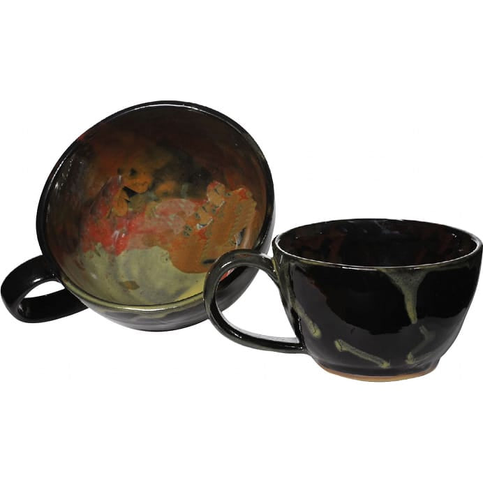 A Non-Pattern Glazed Small Friends Mug