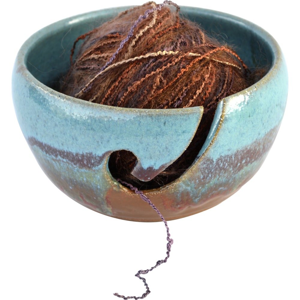 A Non-Pattern Glazed Yarn Bowl