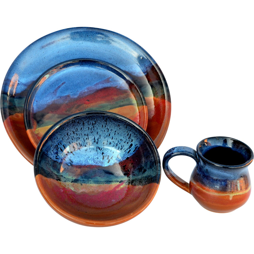 A Non-Pattern Glazed Place Setting