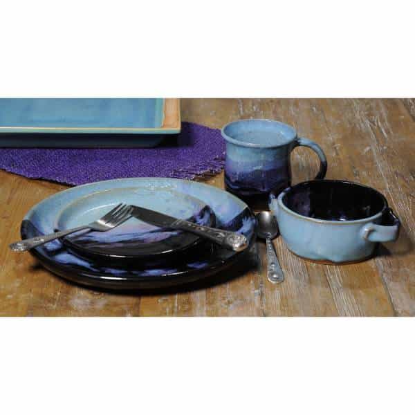 A Non-Pattern Glazed Place Setting