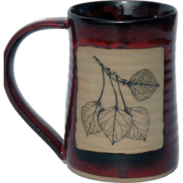 Aspen Leaf 24 Oz. Tankard