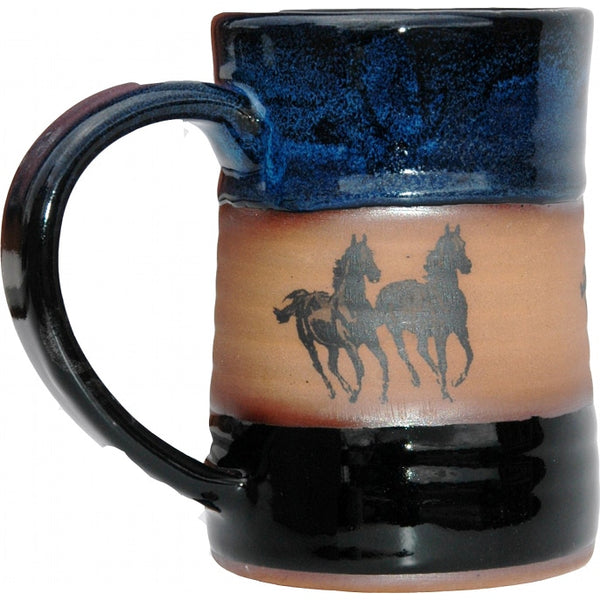 Double Running Horse 17 Oz. Tankard