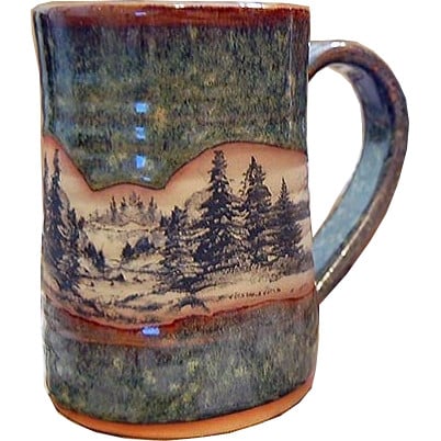 Mountain Scene 24 Oz. Tankard