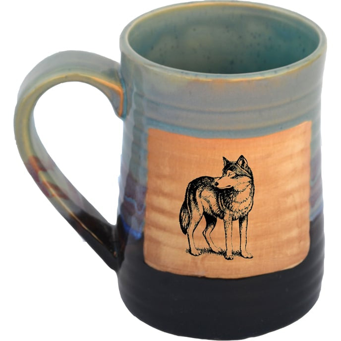 Standing Wolf 24 Oz. Tankard