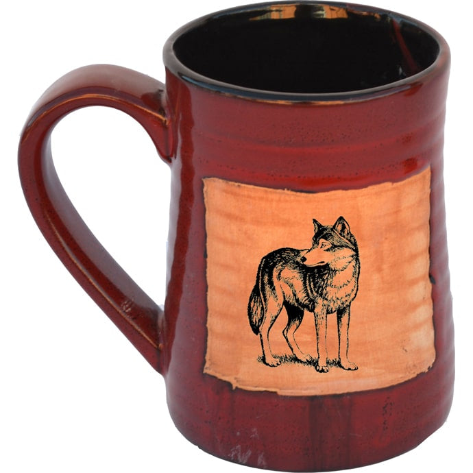 Standing Wolf 17 Oz. Tankard