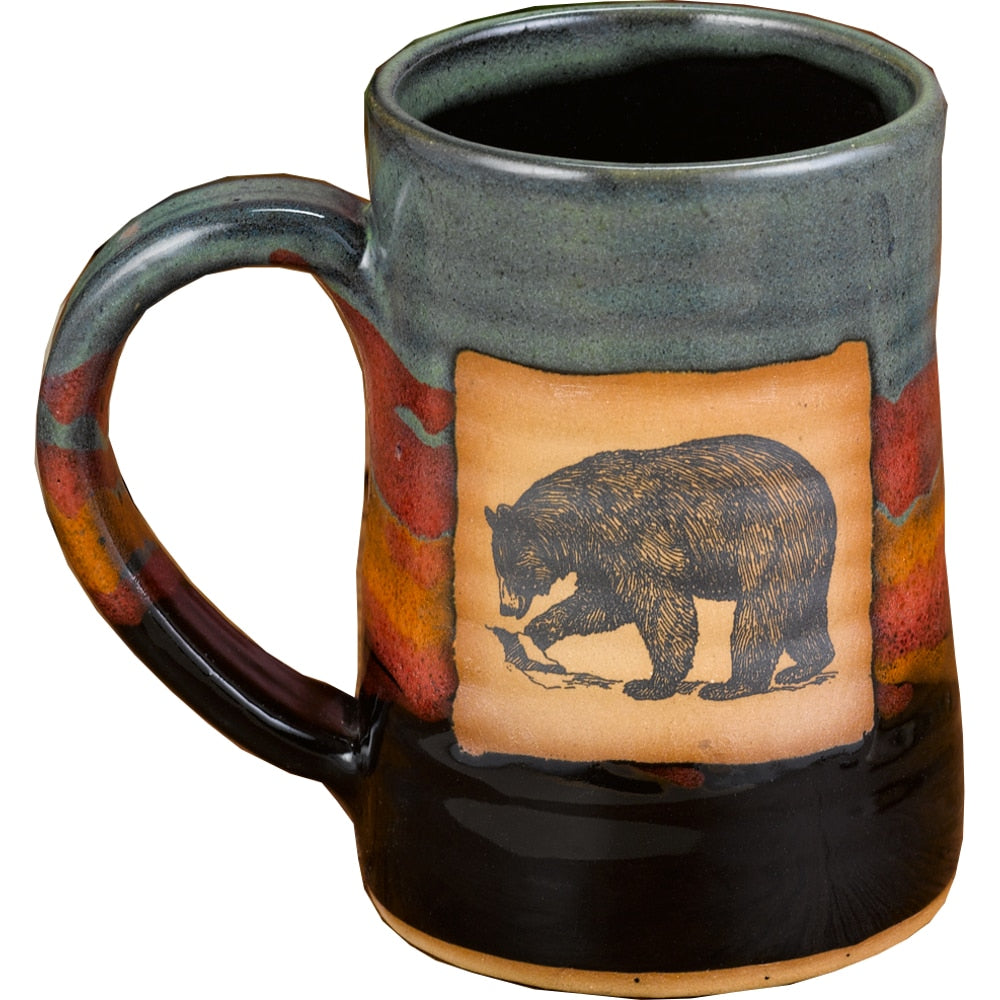 Fishing Bear 17 Oz. Tankard