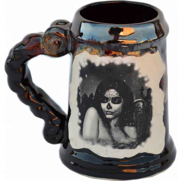 Day of the Dead Woman 26 Oz. PB Tankard