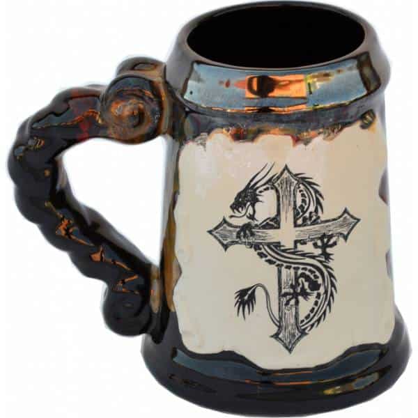 Dragon and Cross 2 26 Oz. PB Tankard