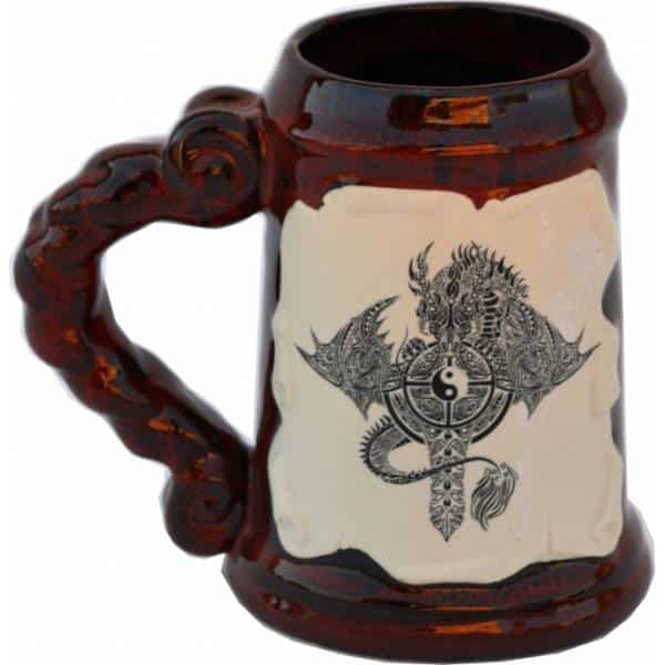 Dragon and Cross 26 Oz. PB Tankard