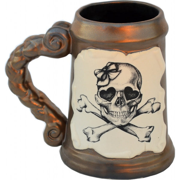 Girl Skull -n- Crossbones 26 Oz. PB Tankard