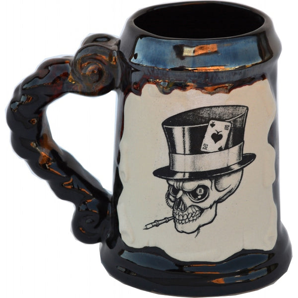 Skull with Top Hat 26 Oz. PB Tankard