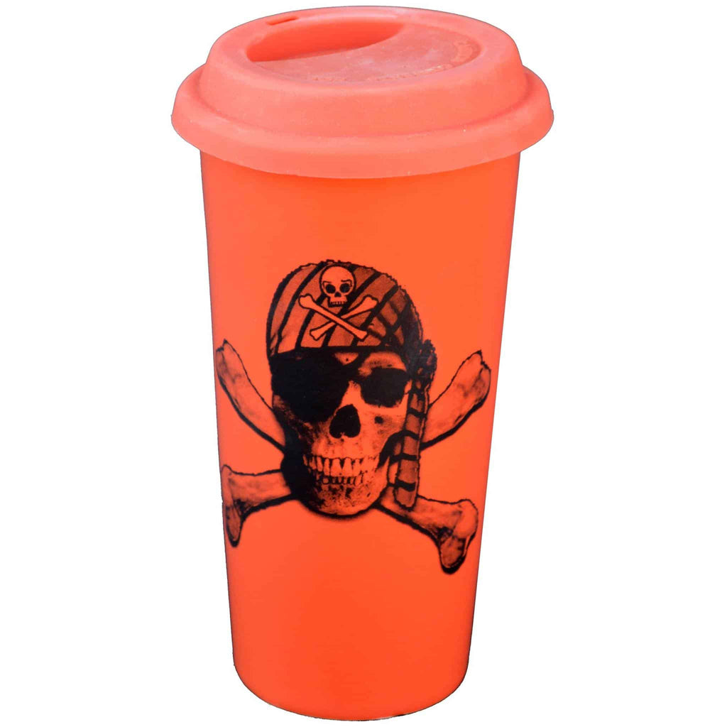 Bandanna Skull Double Walled Travel Mug