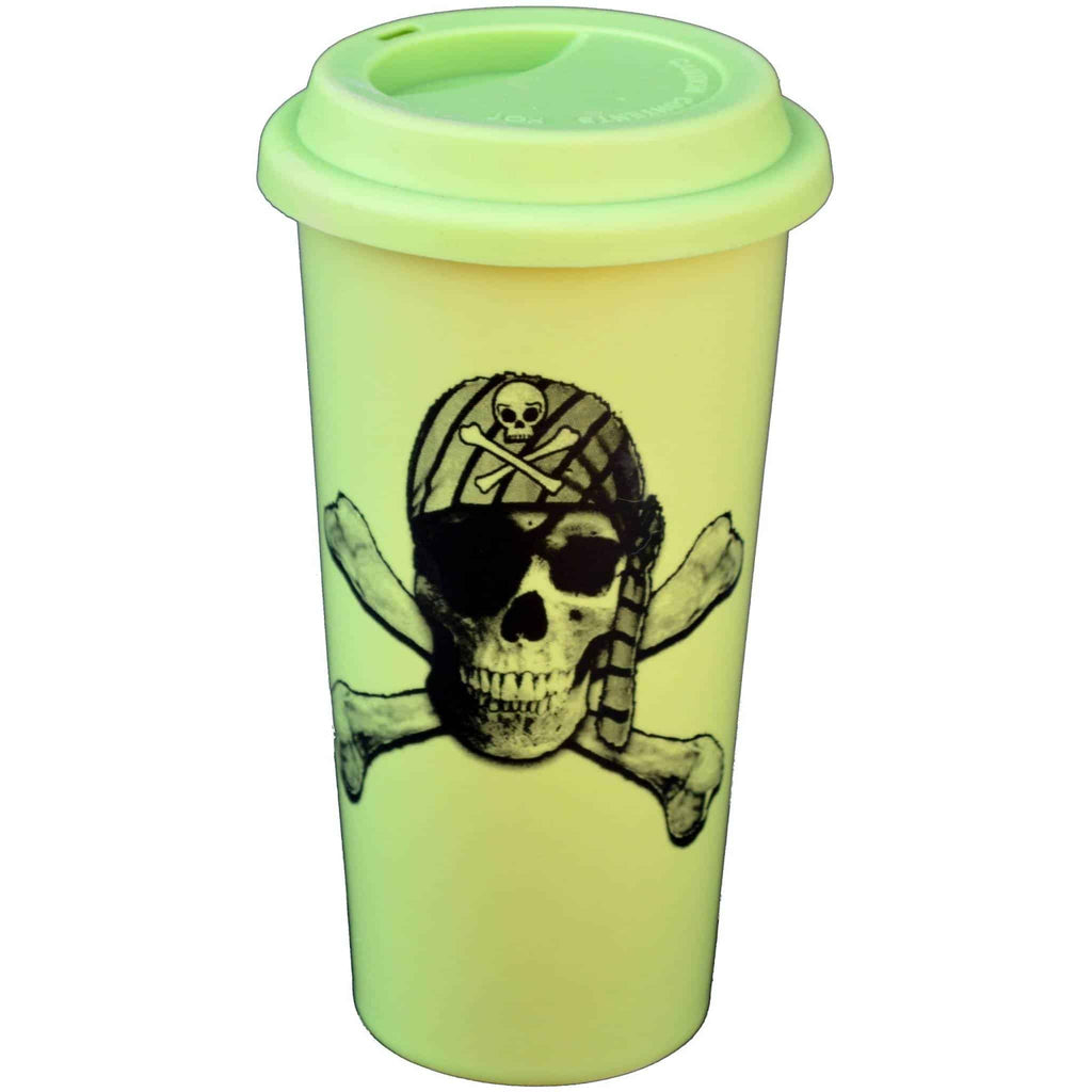 Bandanna Skull Double Walled Travel Mug