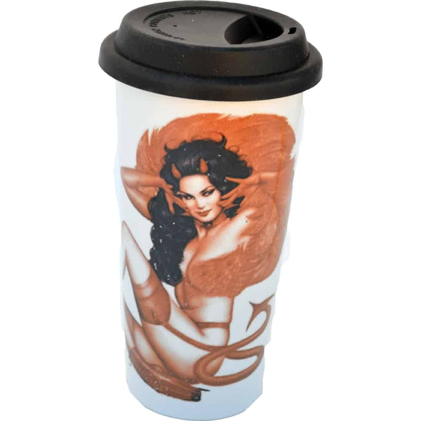 Devil Lady Double Walled Travel Mug