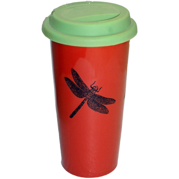 Dragonfly Double Walled Travel Mug