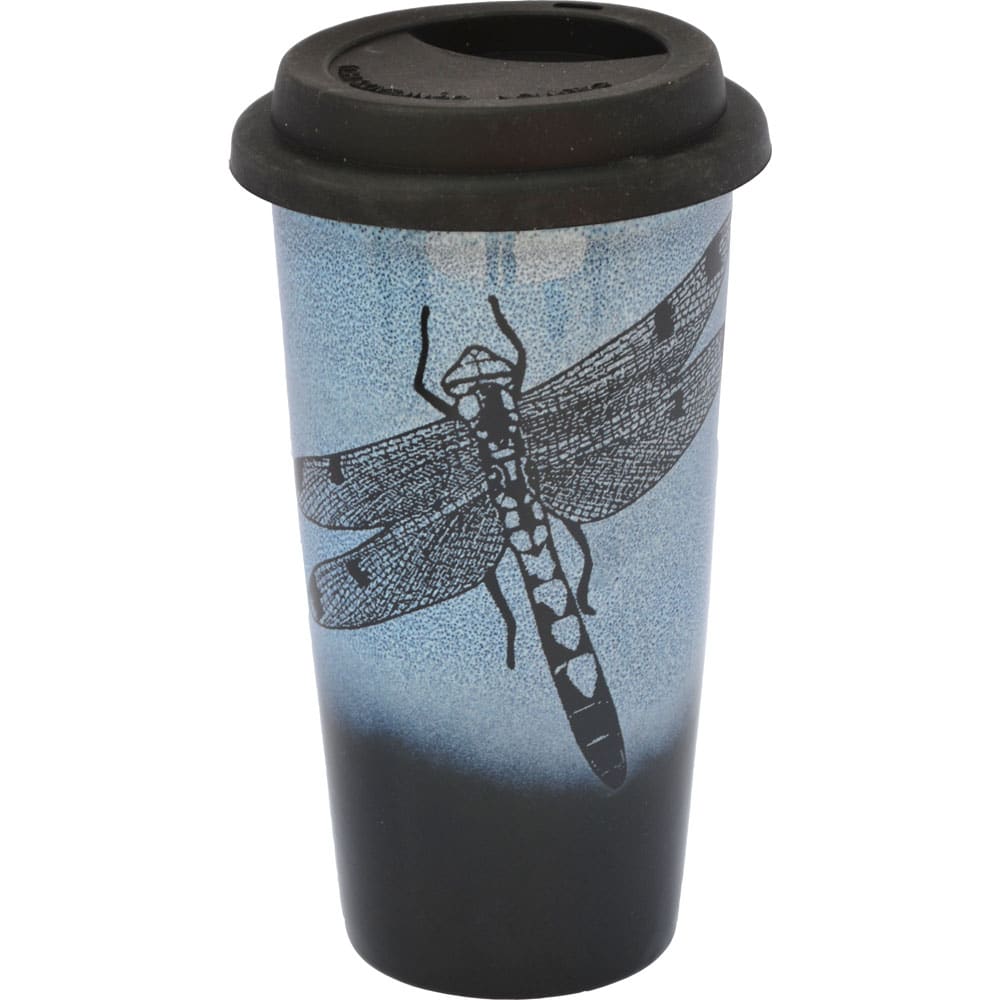 Dragonfly Double Walled Travel Mug