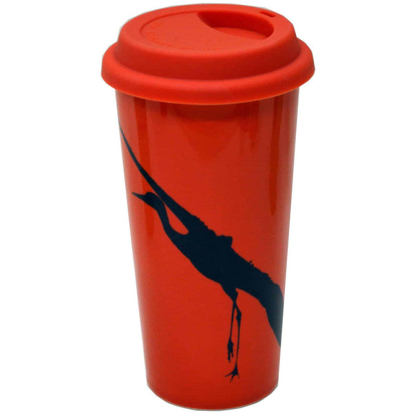 Flying Crane Double Walled Travel Mug