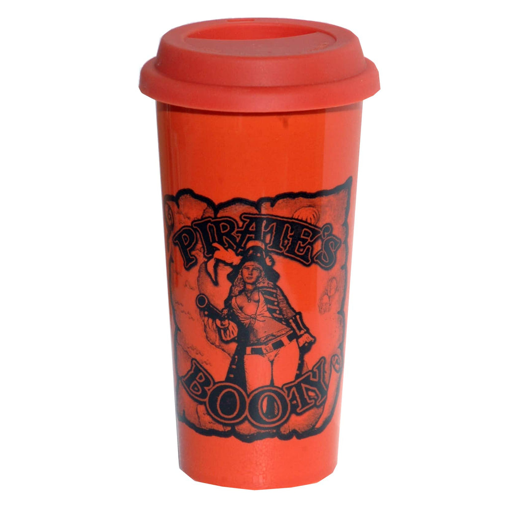 Pirate Booty Decal Double Walled Travel Mug