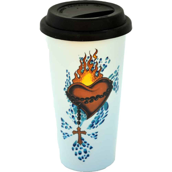 Sacred Heart Double Walled Travel Mug