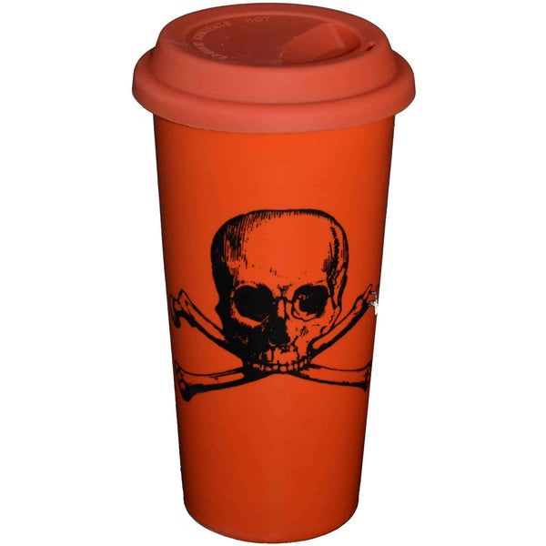 Skull and Crossbones Double Walled Travel Mug