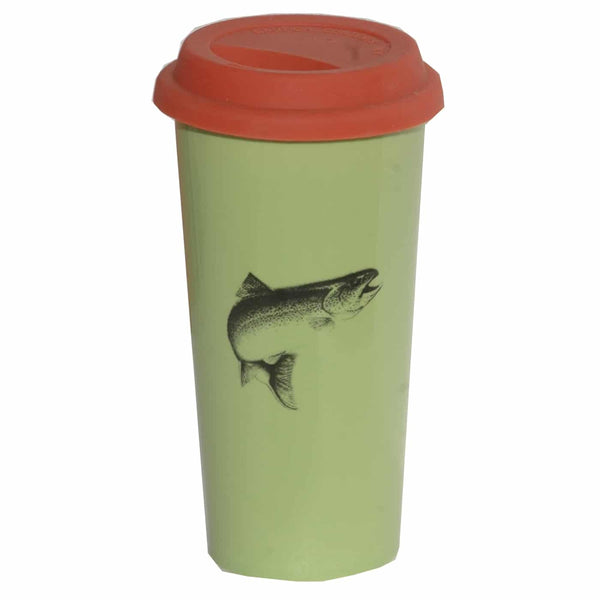 Trout Double Walled Travel Mug