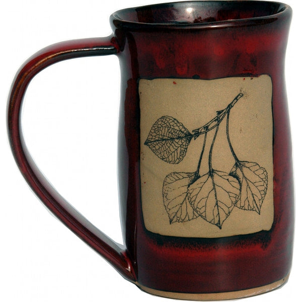 Aspen Leaf 30 Oz. Tankard