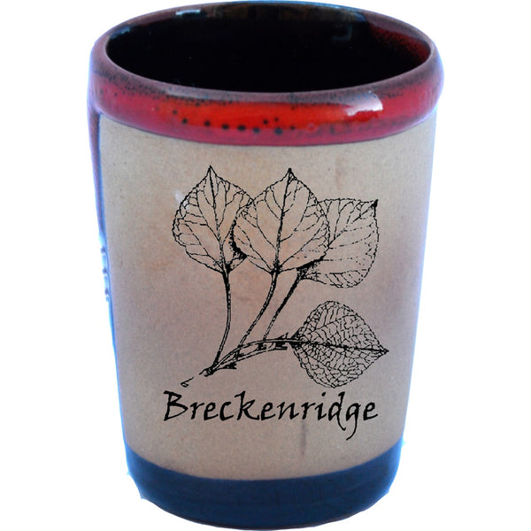 Aspen Leaf Breckenridge Shot Glass