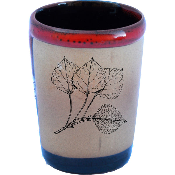 Aspen Leaf Shot Glass