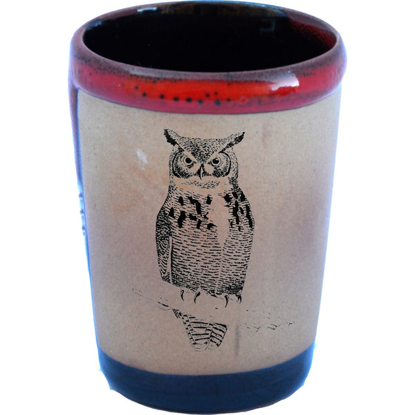 Barn Owl Shot Glass