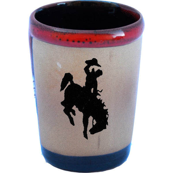 Bucking Bronco Shot Glass