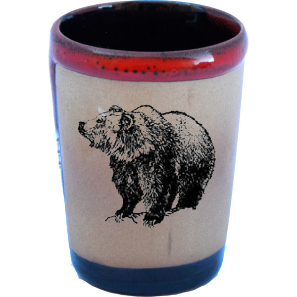 Grizzly Bear Shot Glass