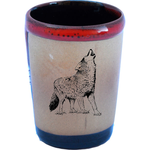 Howling Wolf Shot Glass