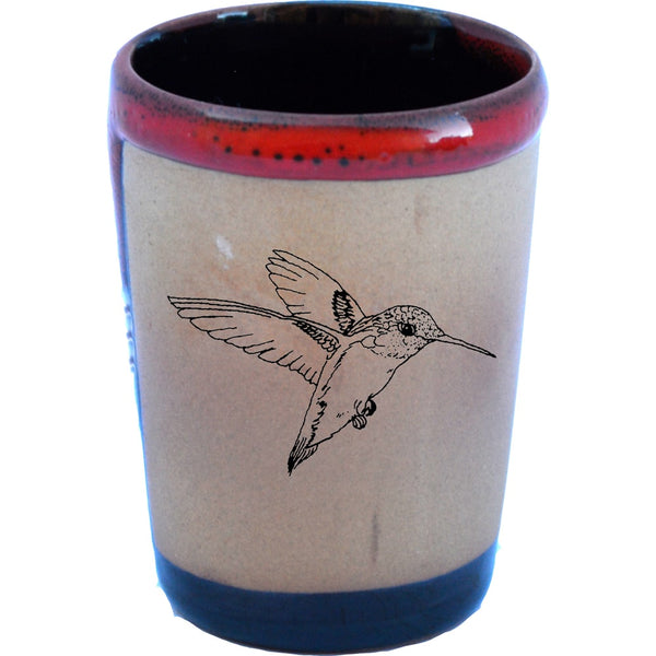 Hummingbird Shot Glass