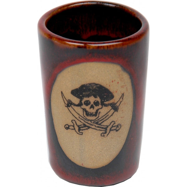 Pigtails -N- Crossbones Shot Glass