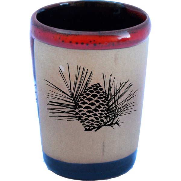 Pinecone Shot Glass