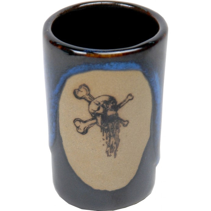 Puking Skull and Crossbones Shot Glass