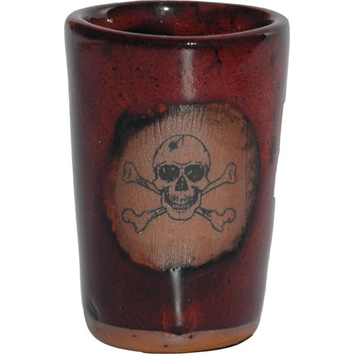 Skull N Cross bones Real Red