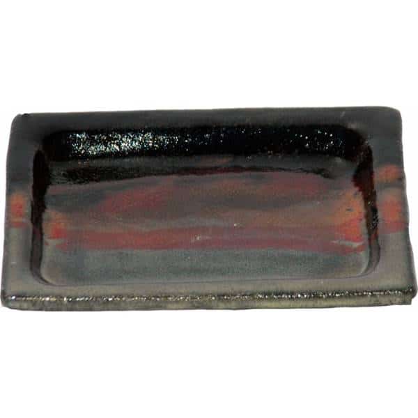 A Non-Pattern Glazed Rectangle Tray