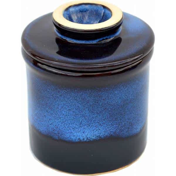 A Non-Pattern Glazed French Butter Keeper